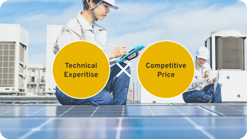 Technical Experitise × Competitive Price