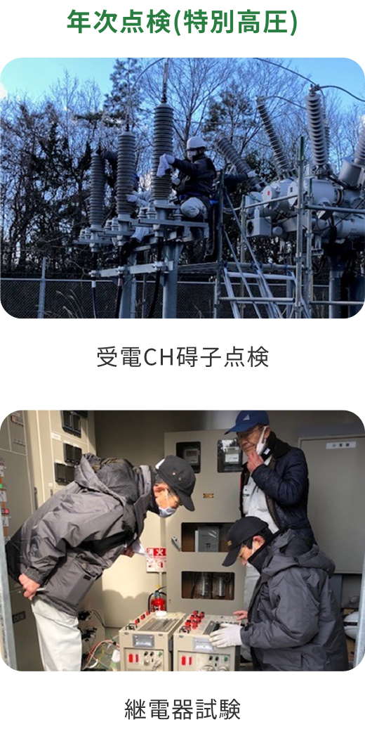 年次点検(特別高圧)